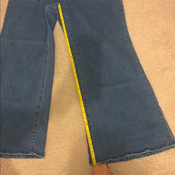 Anthropologie Dark Blue Flare Jeans - Picture 9 of 10